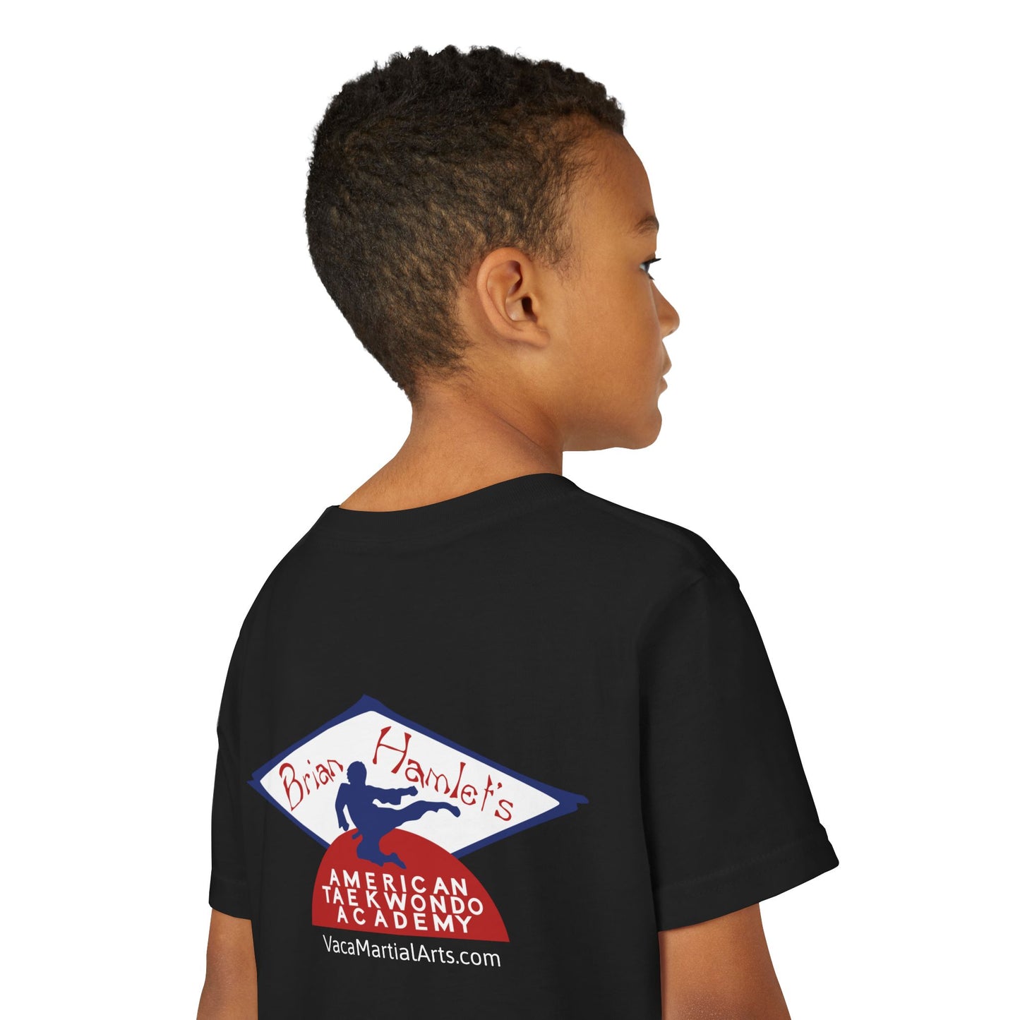 Youth Tee - Hamlets TKD Color Logo Back