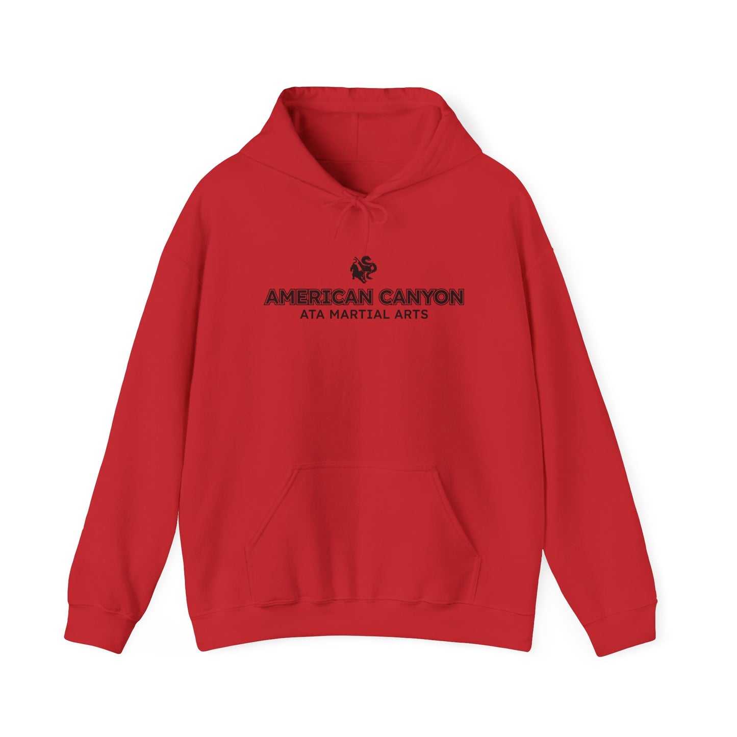 Adult Hoodie - American Canyon ATA - Front Name Back Tiger Dragon