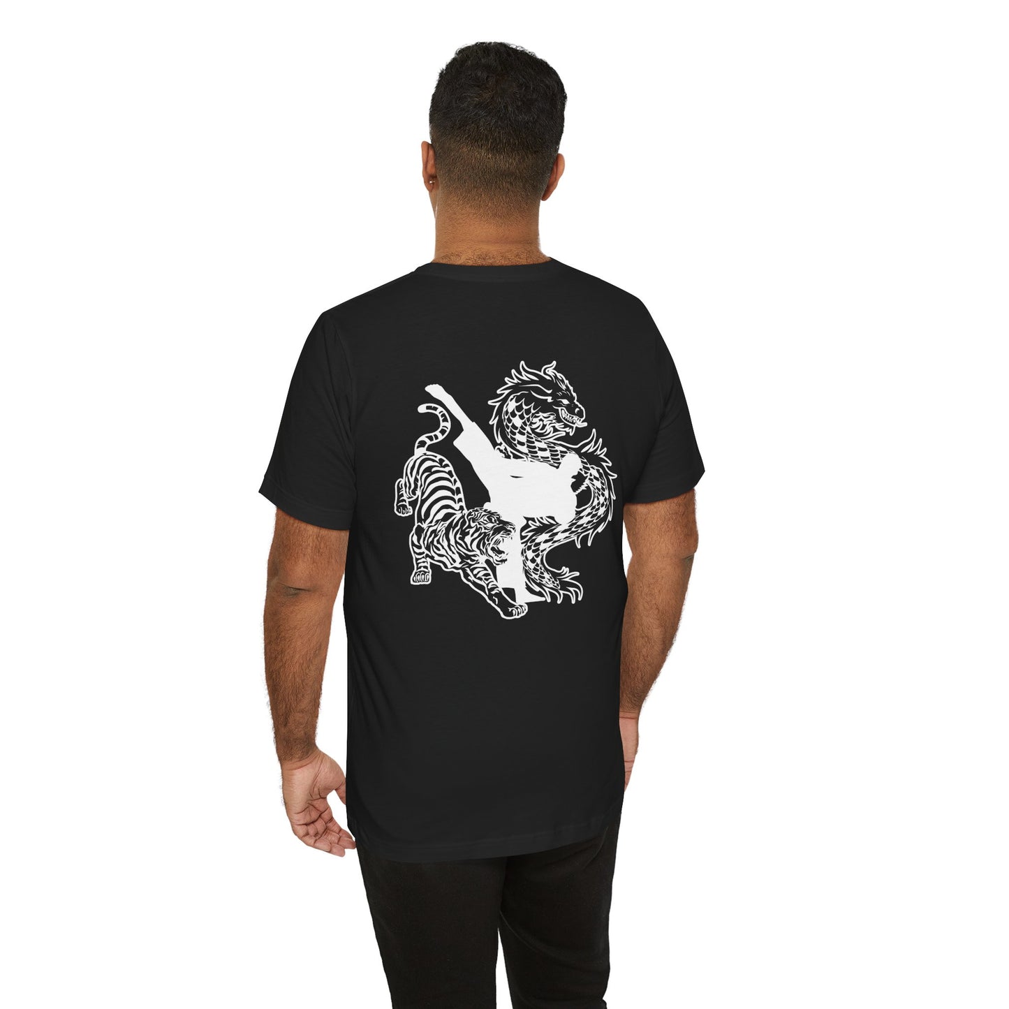 Adult Tee - American Canyon ATA - Front Name, Back Dragon Tiger