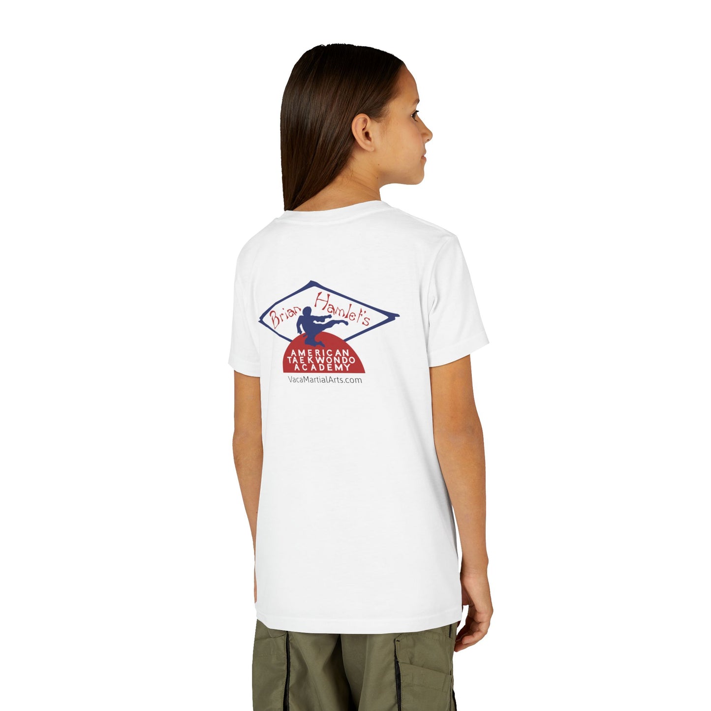 Youth Tee - Hamlets TKD Color Logo Back