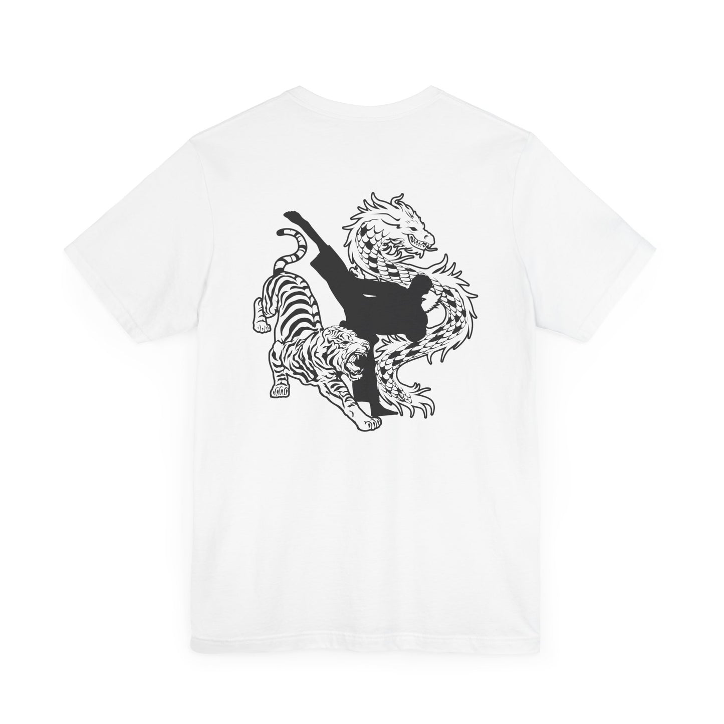 Adult Tee - American Canyon ATA - Front Name, Back Dragon Tiger