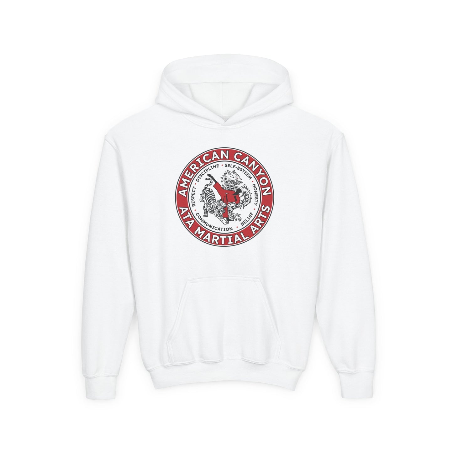 Youth Hoodie - American Canyon ATA - Badge Front