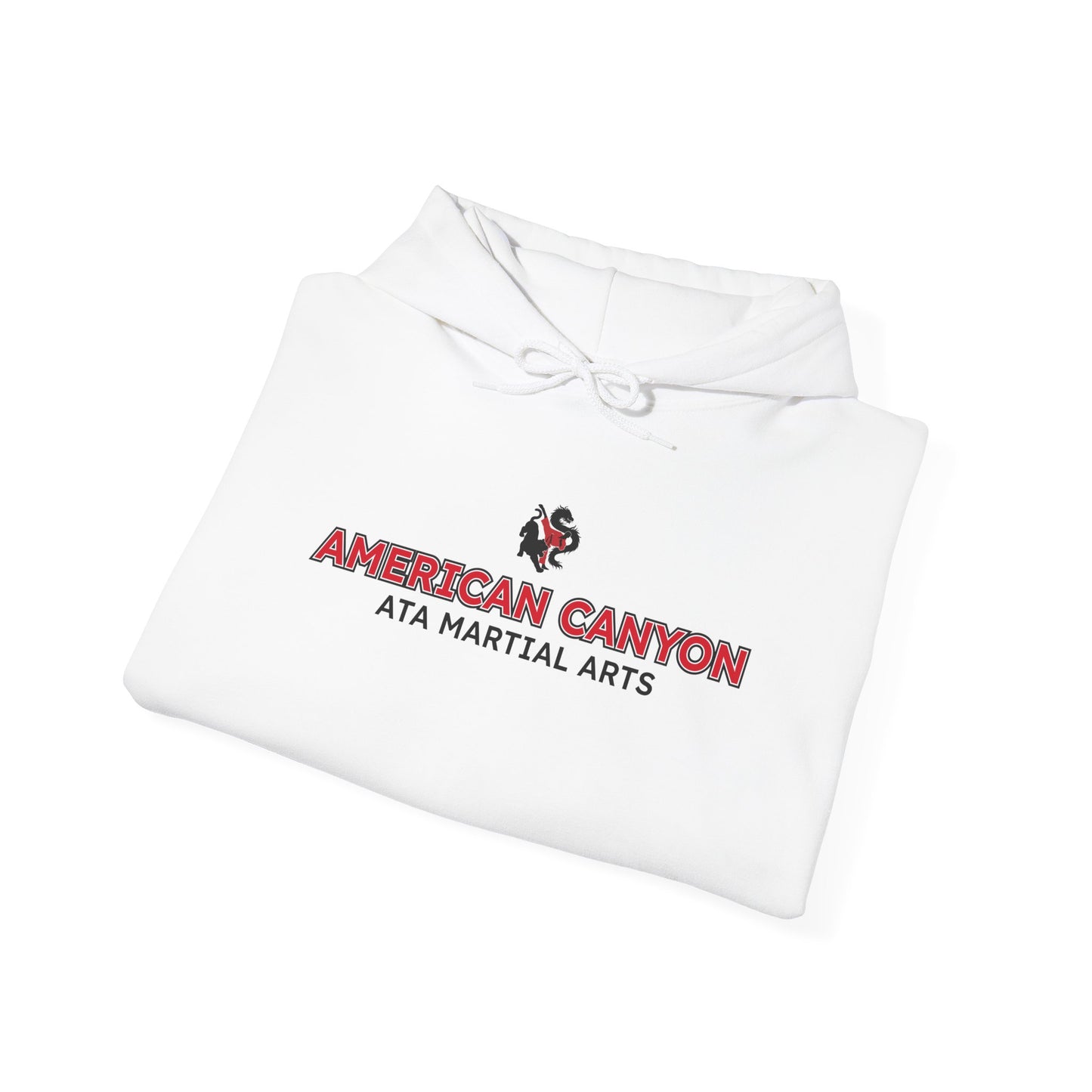 Adult Hoodie - American Canyon ATA - Front Name Back Tiger Dragon