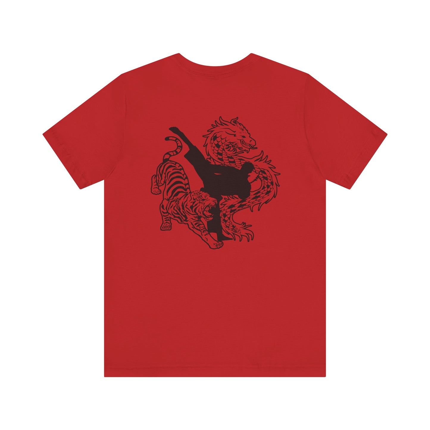 Adult Tee - American Canyon ATA - Front Name, Back Dragon Tiger