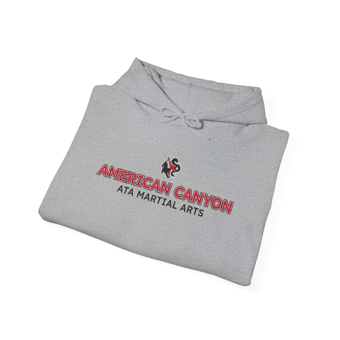 Adult Hoodie - American Canyon ATA - Front Name Back Tiger Dragon