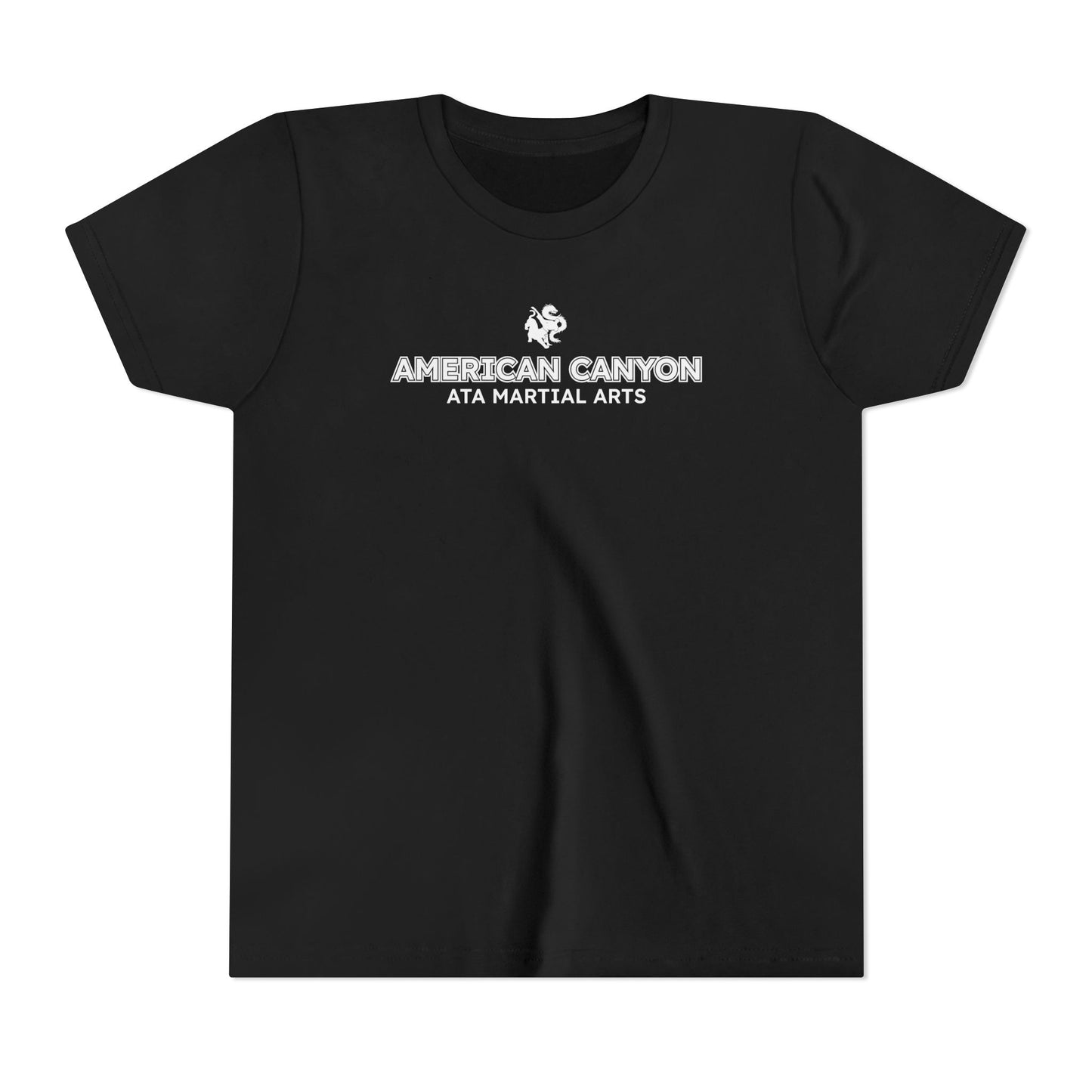 Youth Tee - American Canyon ATA - Front Name, Back Dragon Tiger