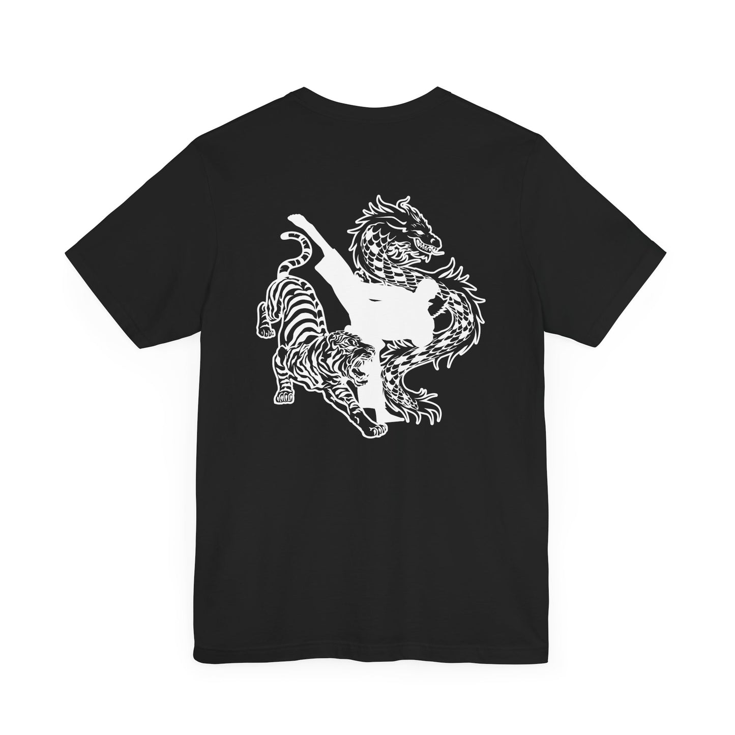 Adult Tee - American Canyon ATA - Front Name, Back Dragon Tiger