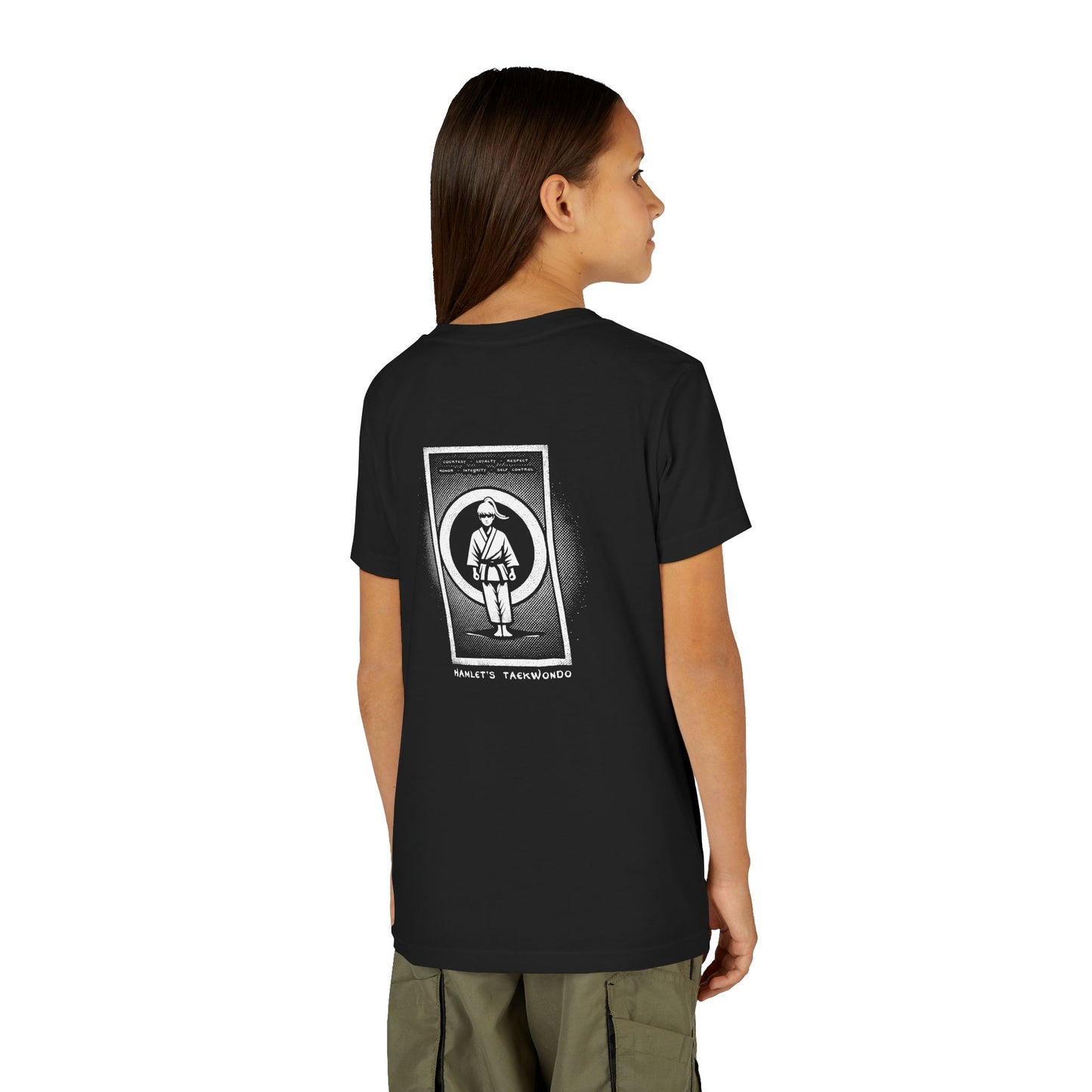 Youth Tee - Hamlets TKD Girl Focus