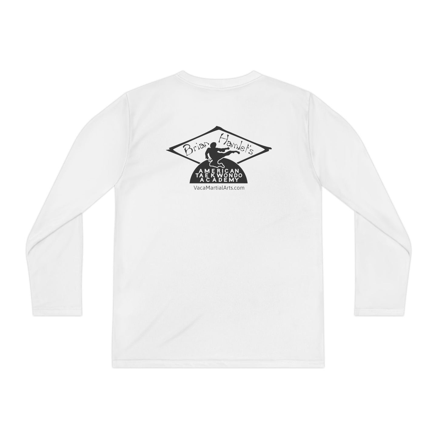 Youth Sport Long Sleeve - Hamlets TKD Logo Back