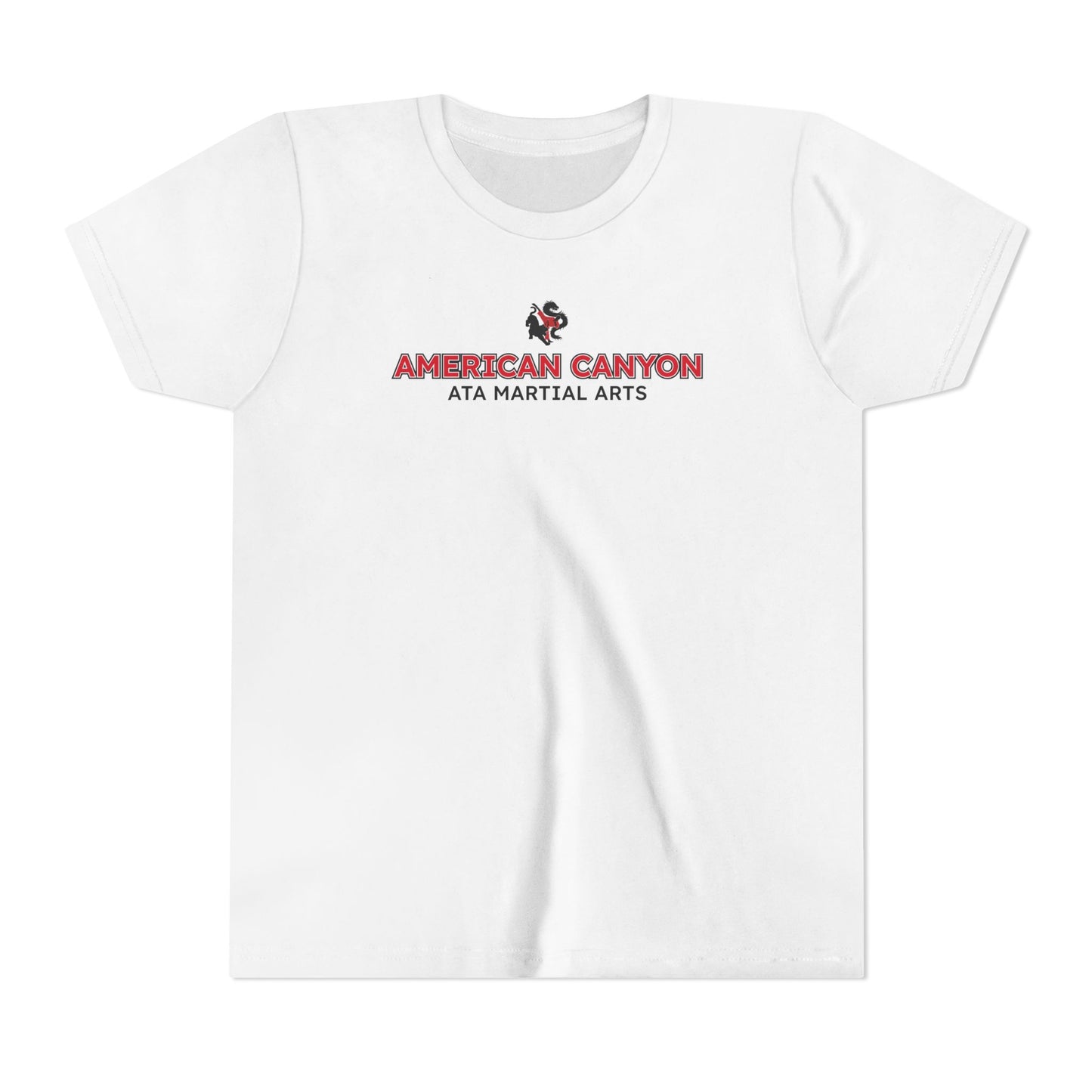 Youth Tee - American Canyon ATA - Front Name, Back Dragon Tiger