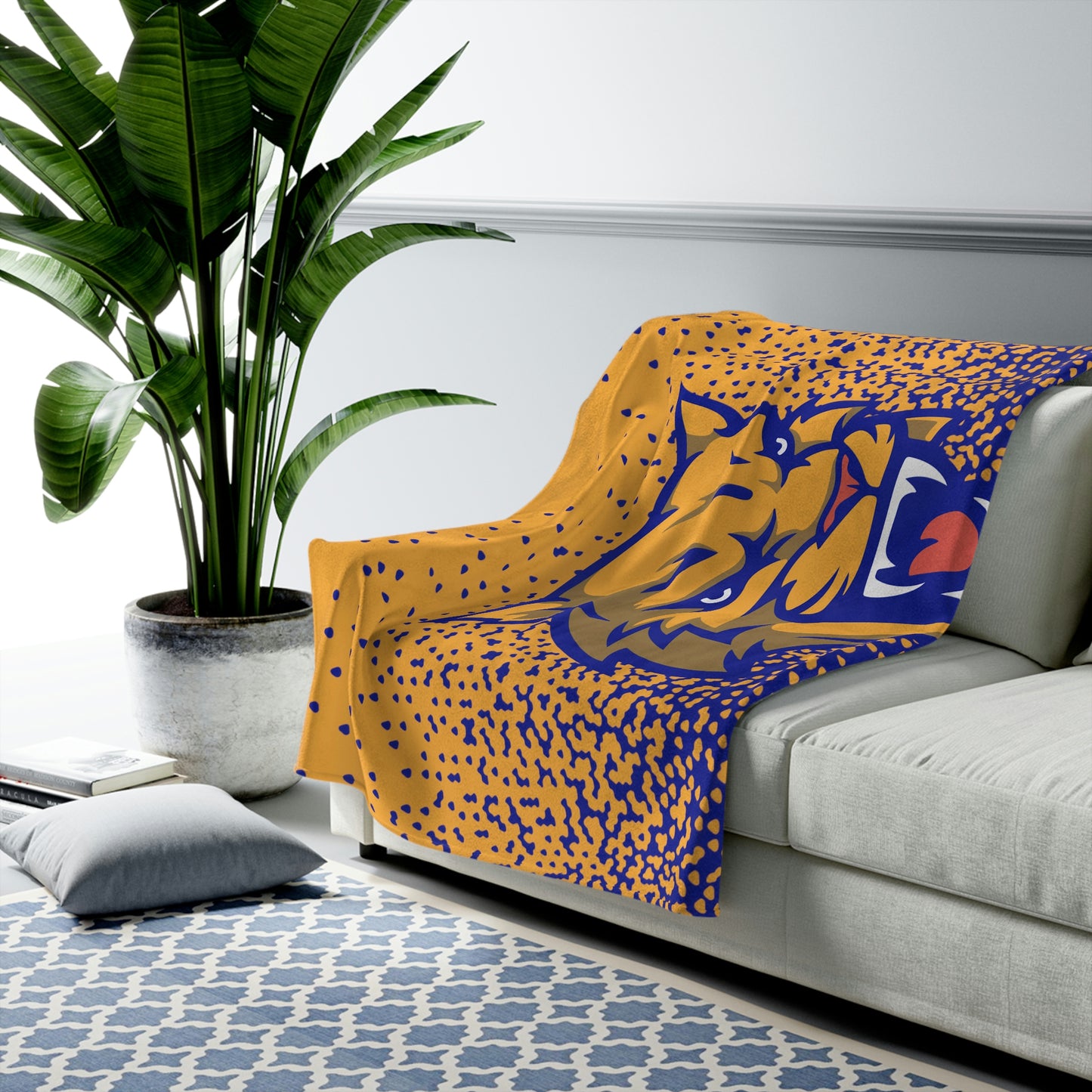 Velveteen Plush Blanket - Vacaville Junior Wildcats