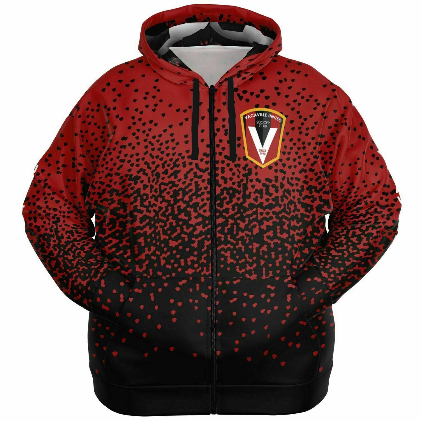 Adult Plus Size Zipper Hoodie - Vacaville United Soccer Club