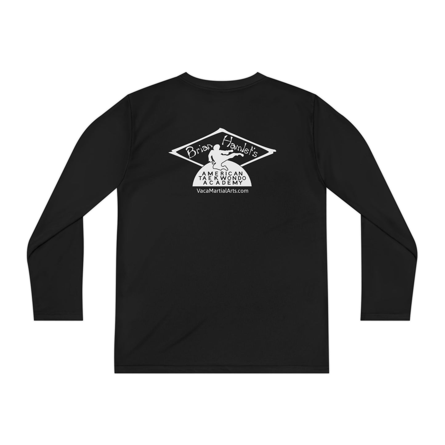 Youth Sport Long Sleeve - Hamlets TKD Logo Back