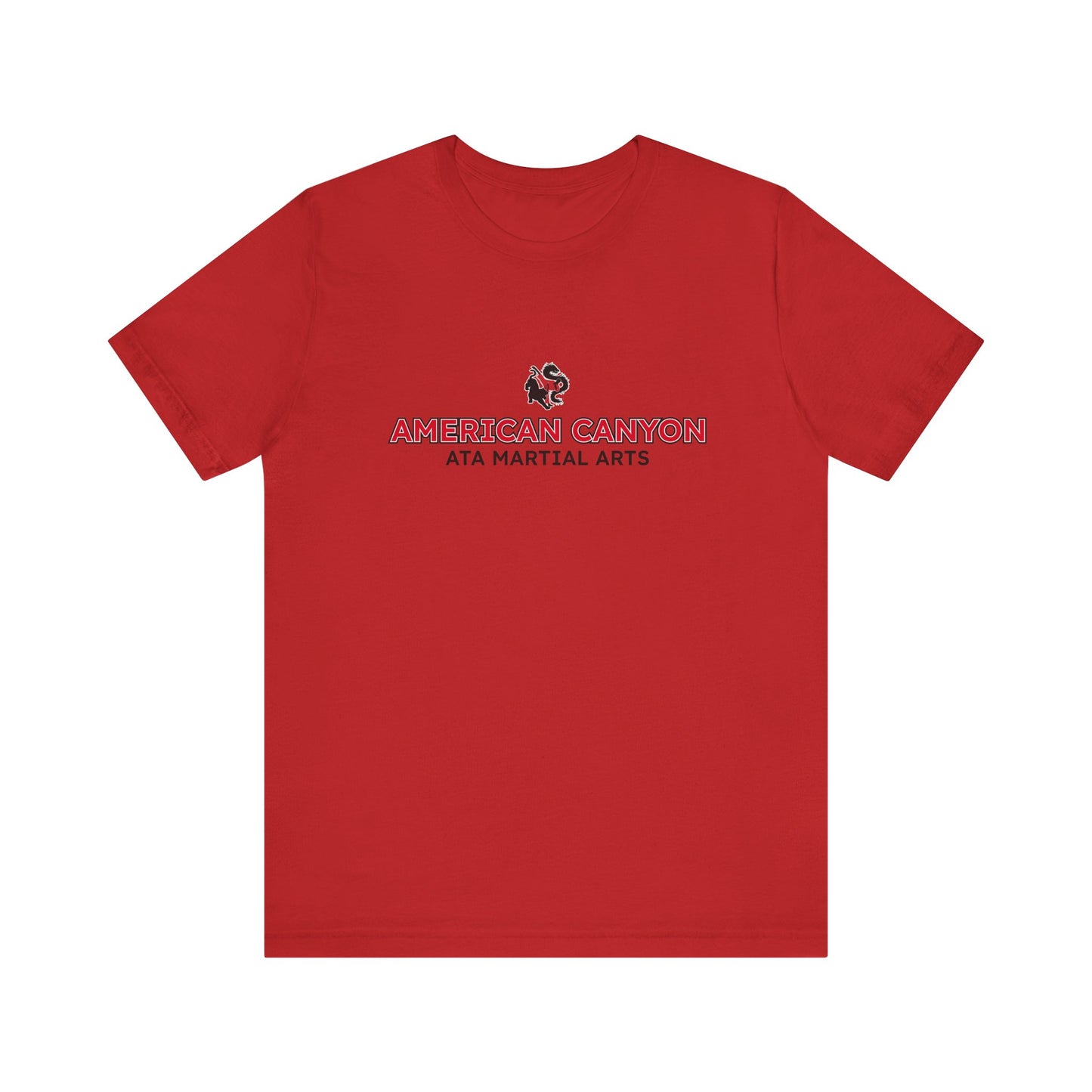 Adult Tee - American Canyon ATA - Front Name, Back Dragon Tiger