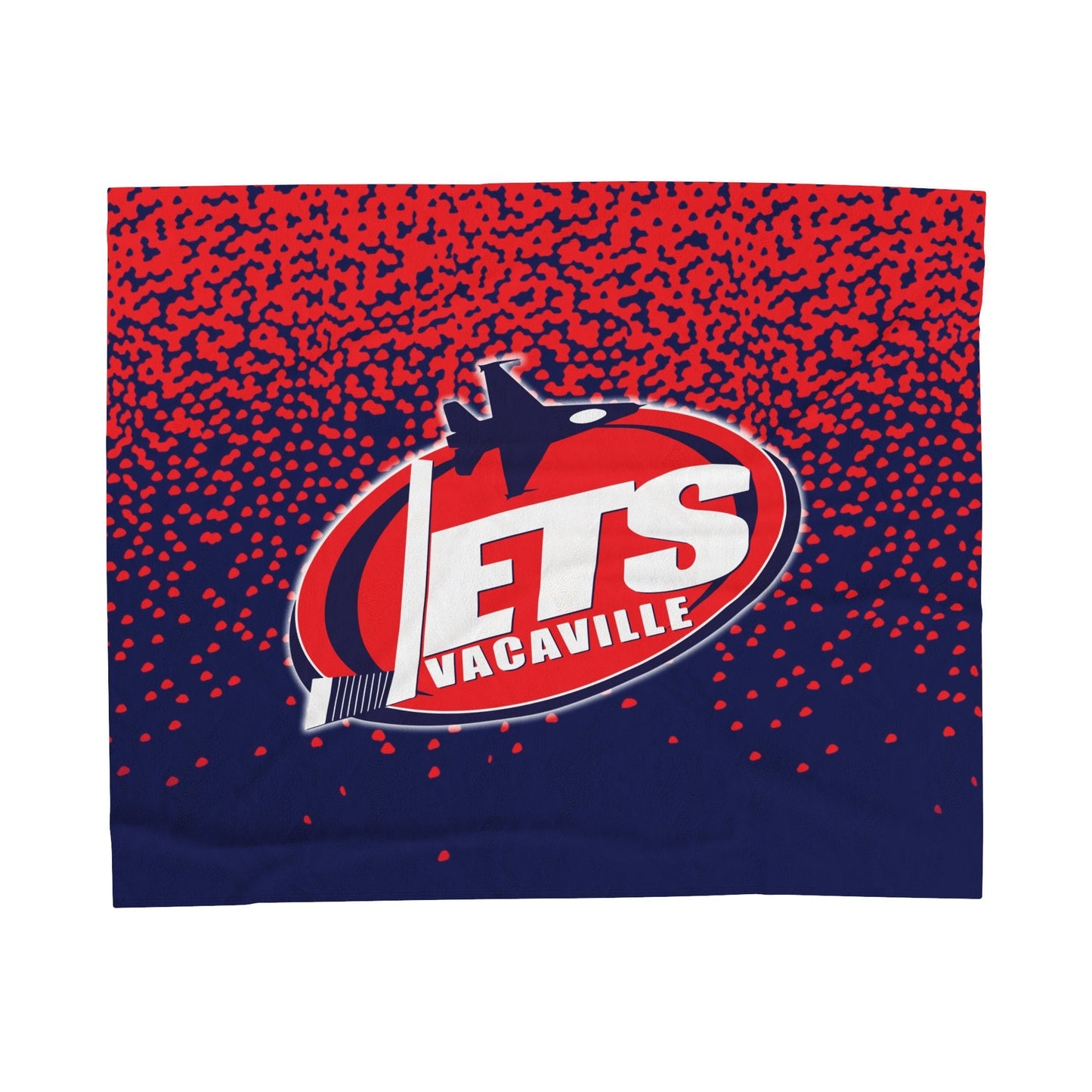 Velveteen Plush Blanket - Vacaville Jets Hockey