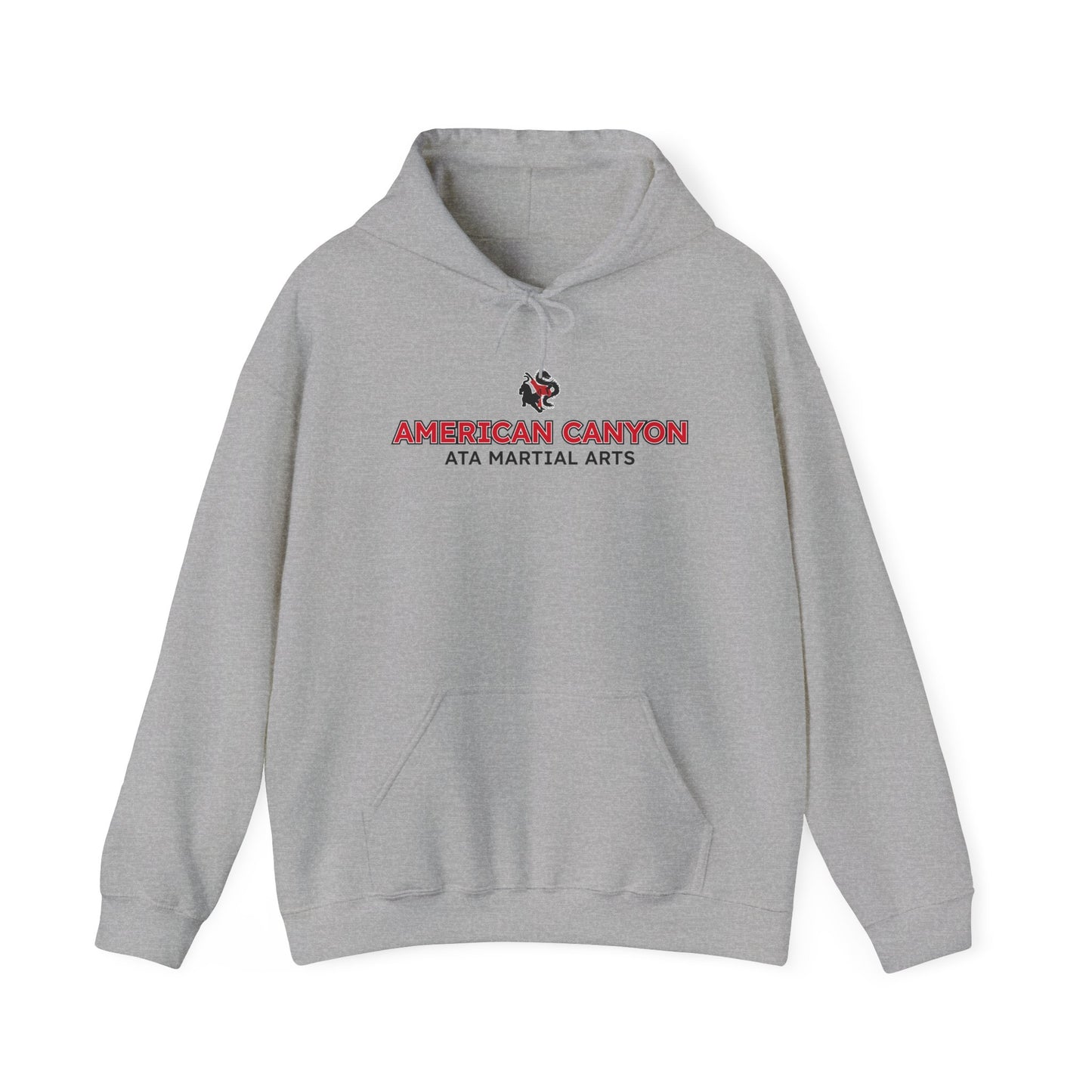 Adult Hoodie - American Canyon ATA - Front Name Back Tiger Dragon