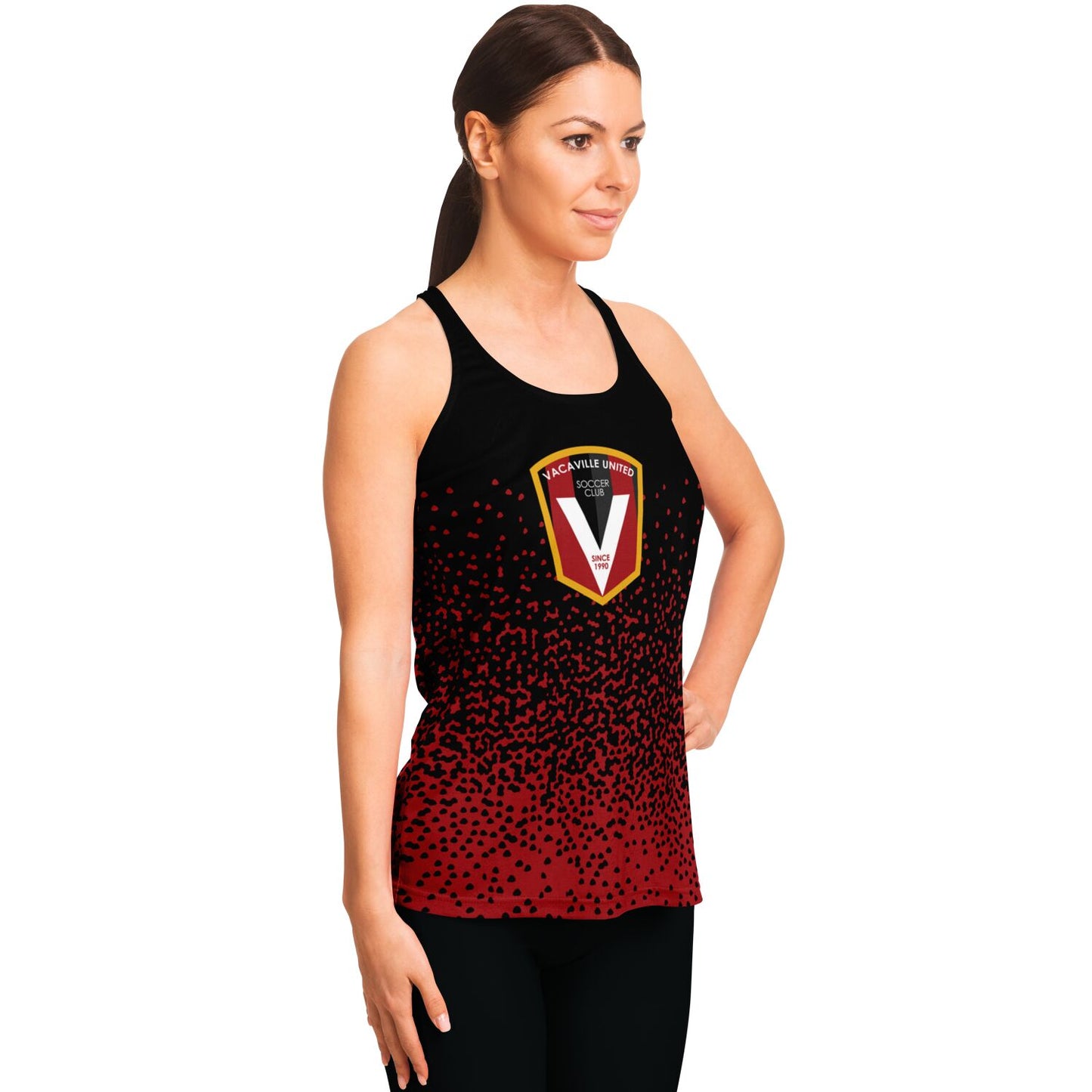 Adult Flowy Racerback Tank Top - Vacaville United Soccer Club