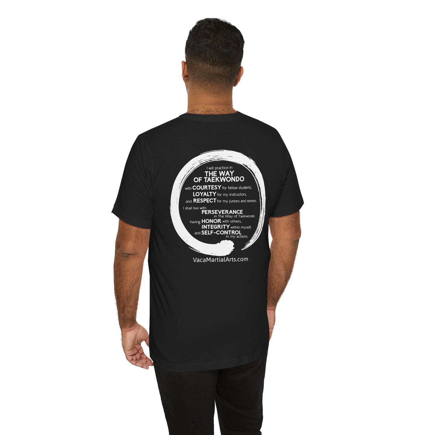 Adult Tee - Hamlets TKD - Zen Front and Way of Taekwondo Back