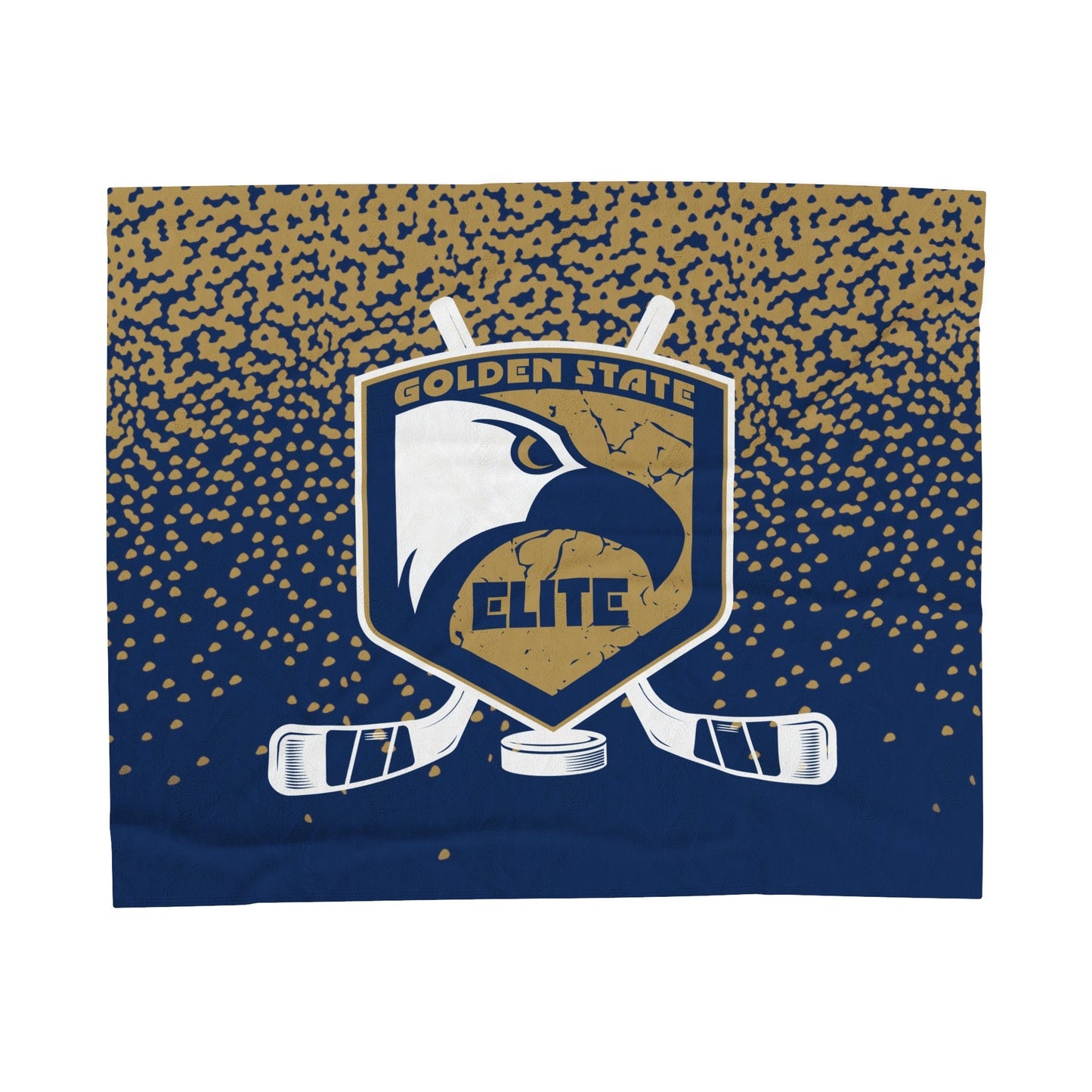 Velveteen Plush Blanket - Golden State Elite Hockey