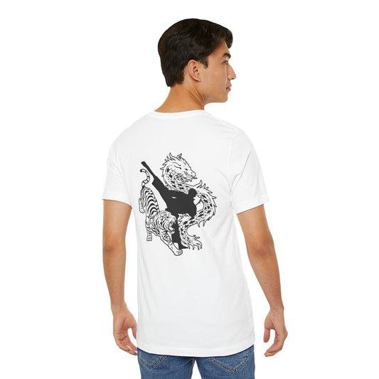 Adult Tee - American Canyon ATA - Front Name, Back Dragon Tiger