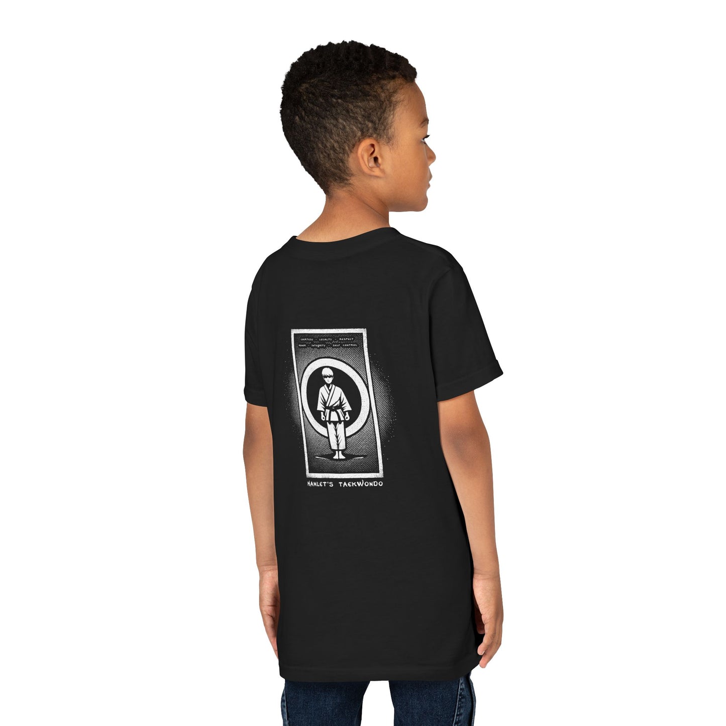 Youth Tee - Hamlets TKD Boy Focus