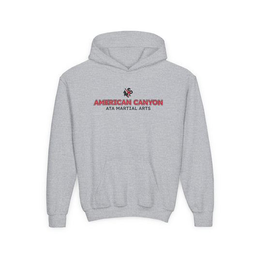 Youth Hoodie - American Canyon ATA - Name Front, Back Tiger Dragon