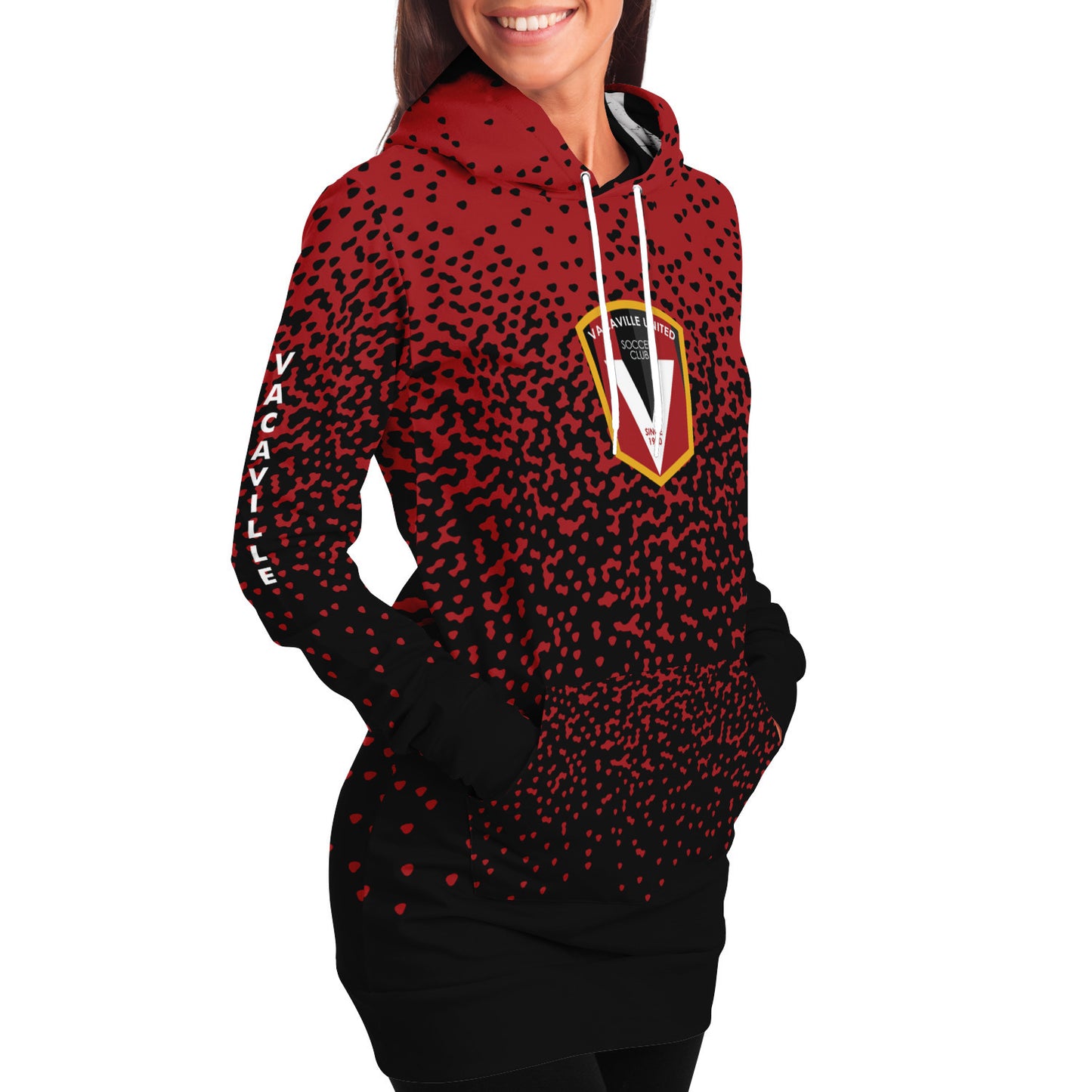 Adult Longline Hoodie - Vacaville United Soccer Club