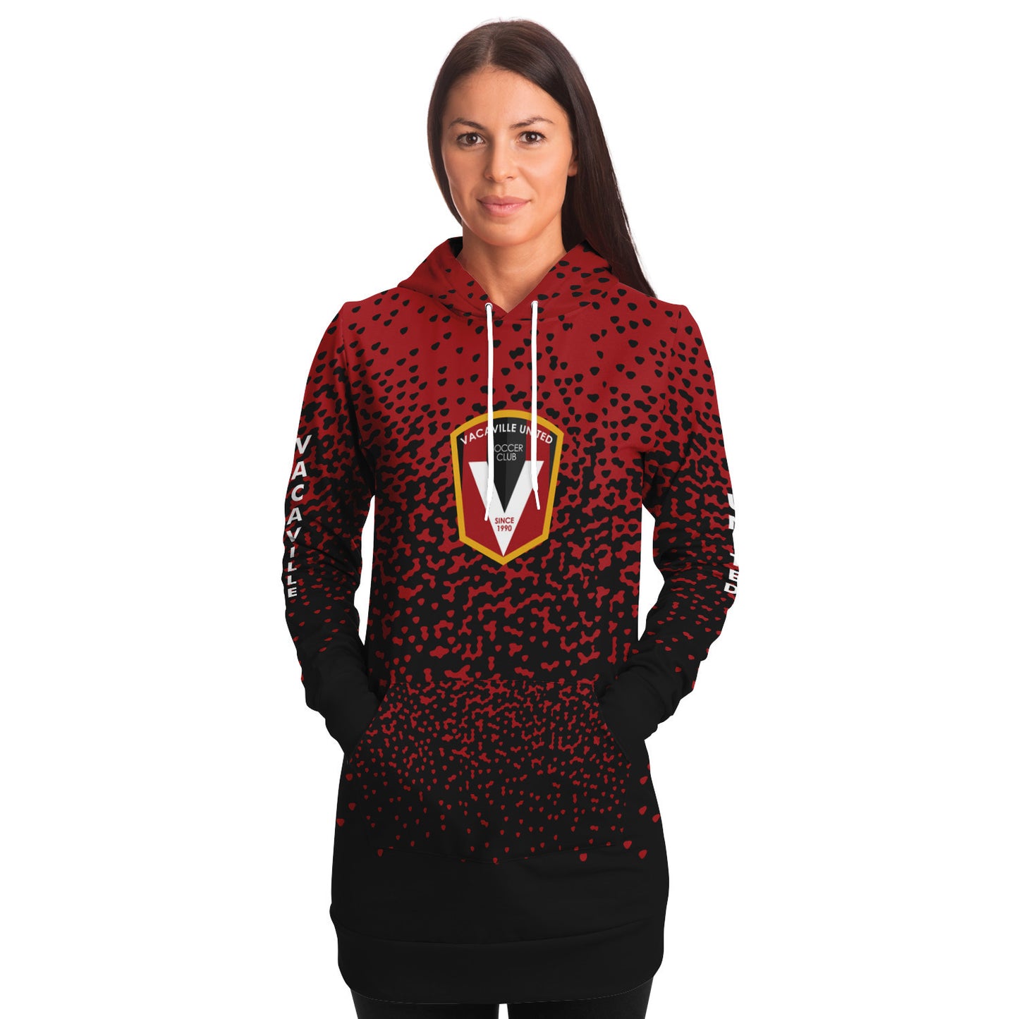 Adult Longline Hoodie - Vacaville United Soccer Club