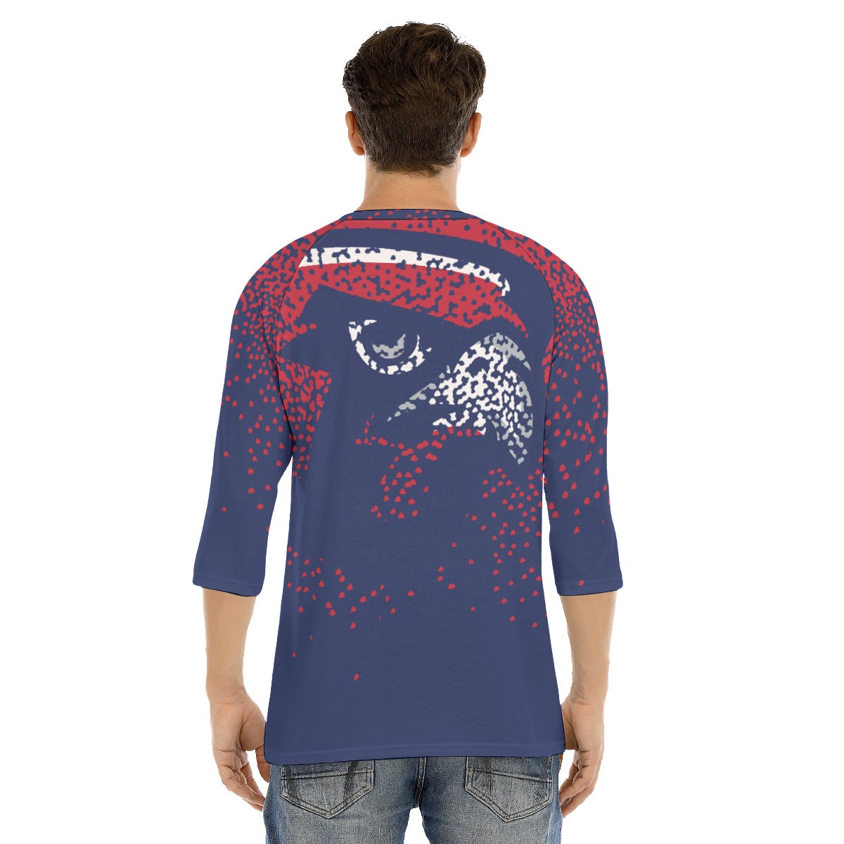 EXAMPLE Men's Raglan 3/4 Sleeve Tee
