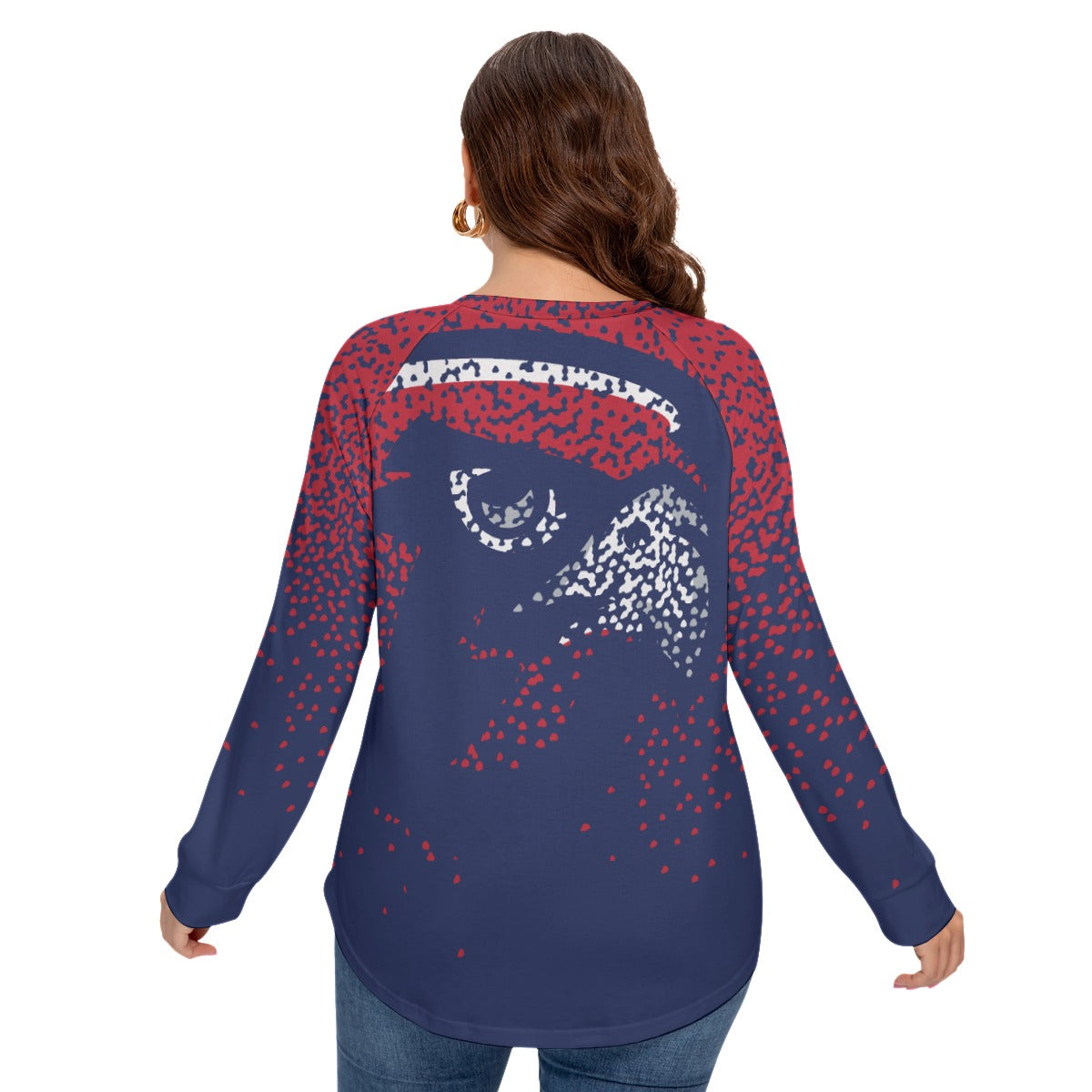 EXAMPLE Women's Raglan Sleeve Plus Size Tee