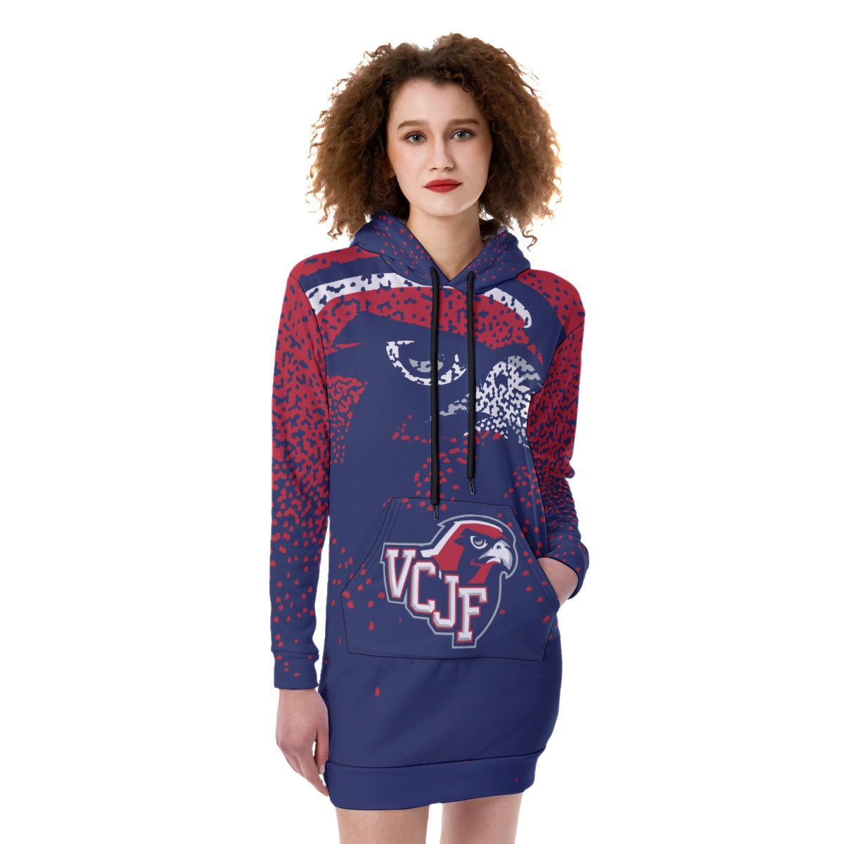 EXAMPLE Women's Long Pullover Hoodie