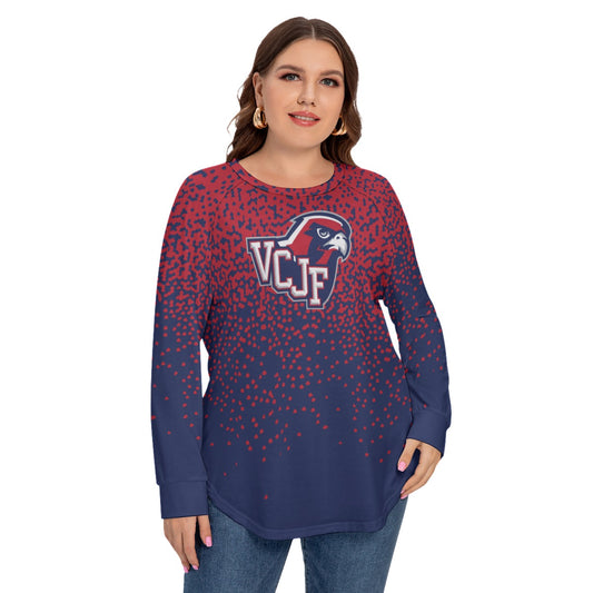 EXAMPLE Women's Raglan Sleeve Plus Size Tee