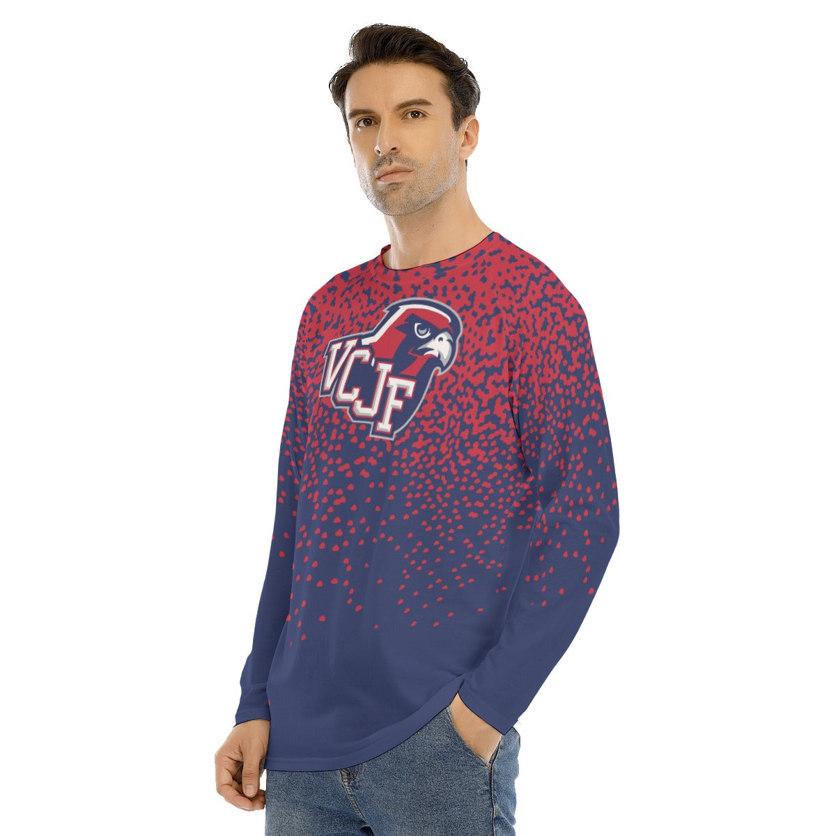 EXAMPLE Men's Long Sleeve Raglan Tee