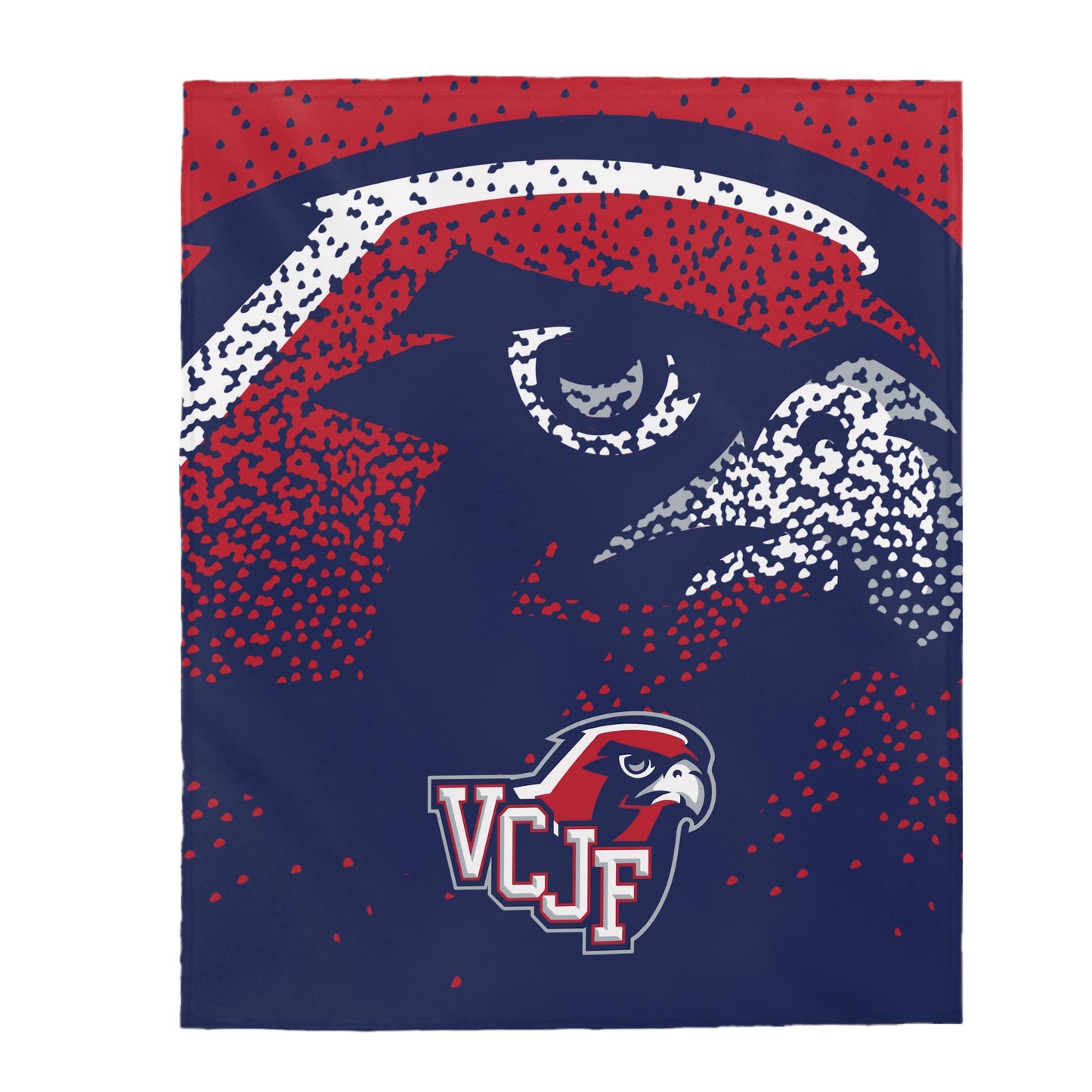 Velveteen Plush Blanket - Vacaville Junior Falcons