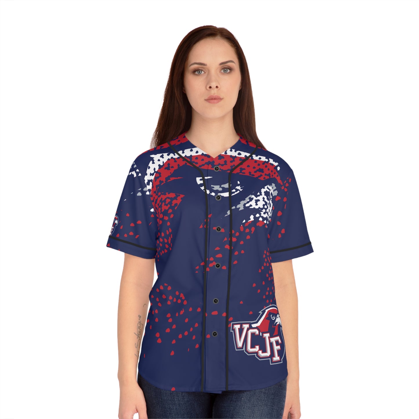 EXAMPLE Women's Button Up Jersey