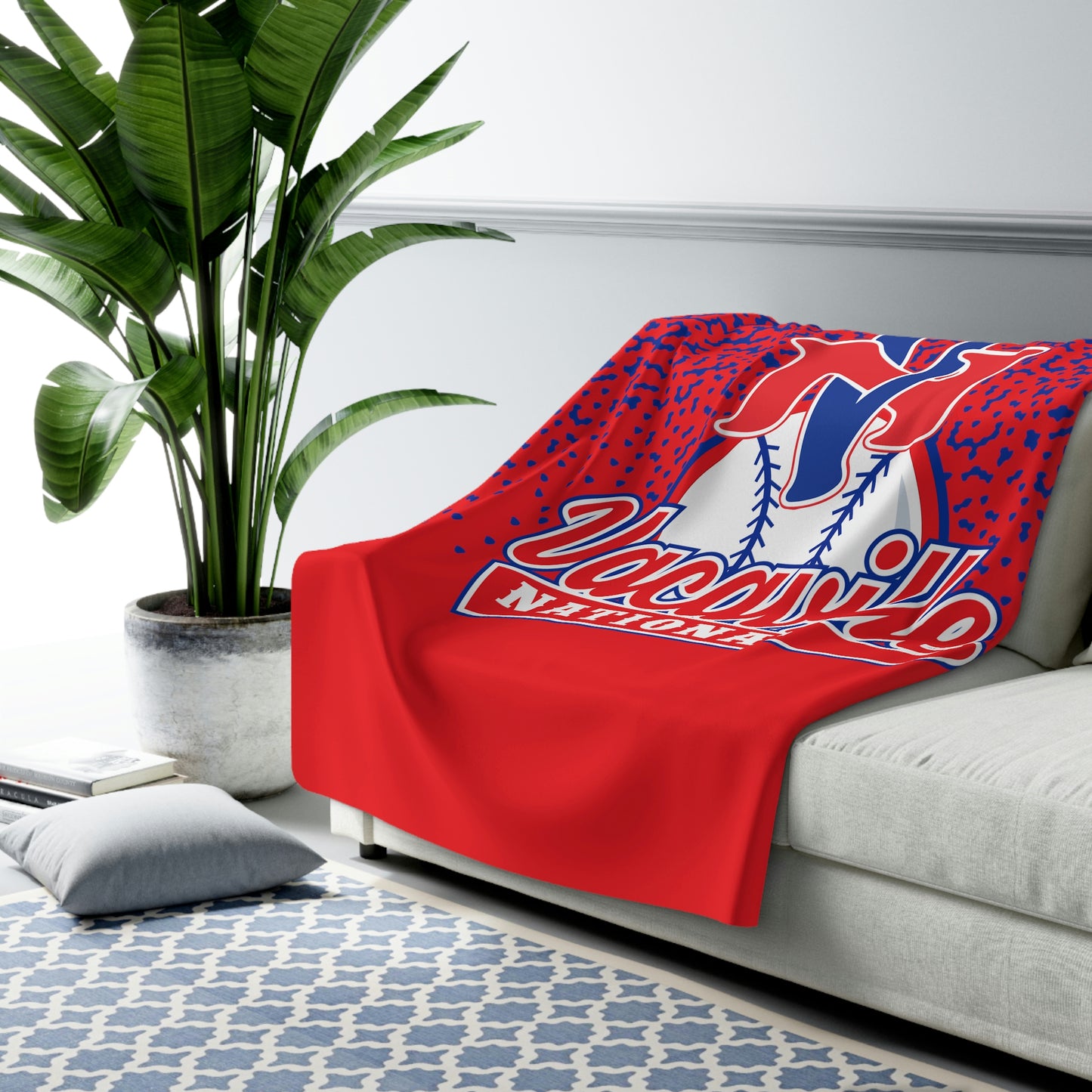 Sherpa Fleece Blanket - Vacaville National Little League