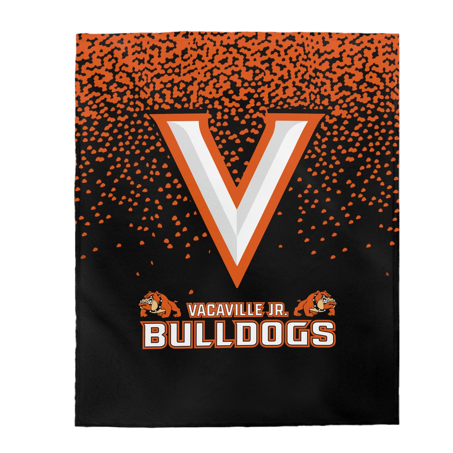 Velveteen Plush Blanket - Vacaville Junior Bulldogs