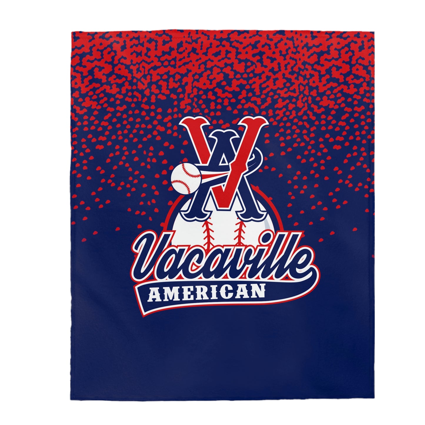 Velveteen Plush Blanket - Vacaville American Little League