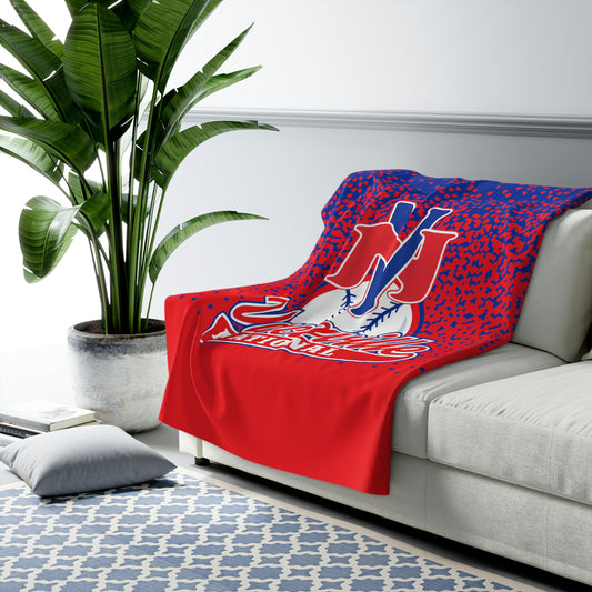 Sherpa Fleece Blanket - Vacaville National Little League