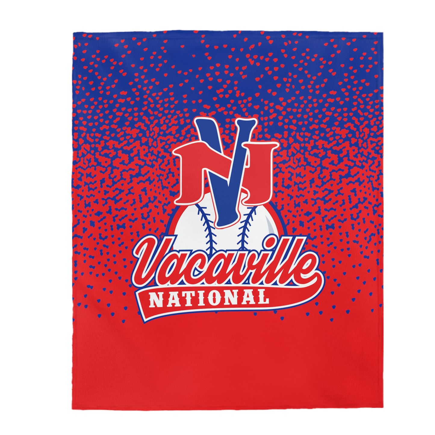 Velveteen Plush Blanket - Vacaville National Little League