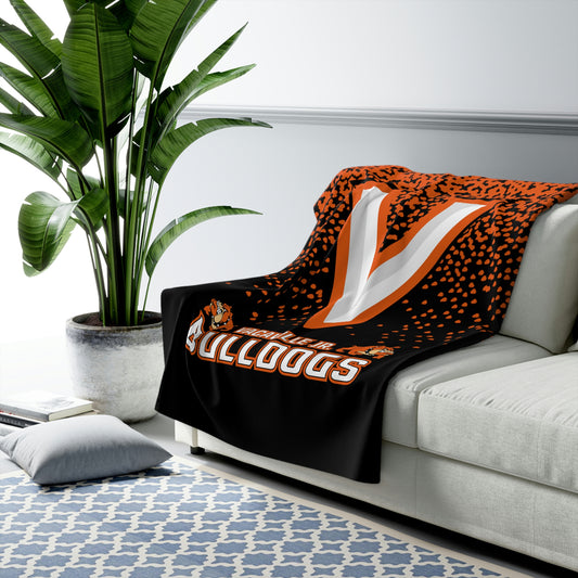 Sherpa Fleece Blanket - Vacaville Junior Bulldogs