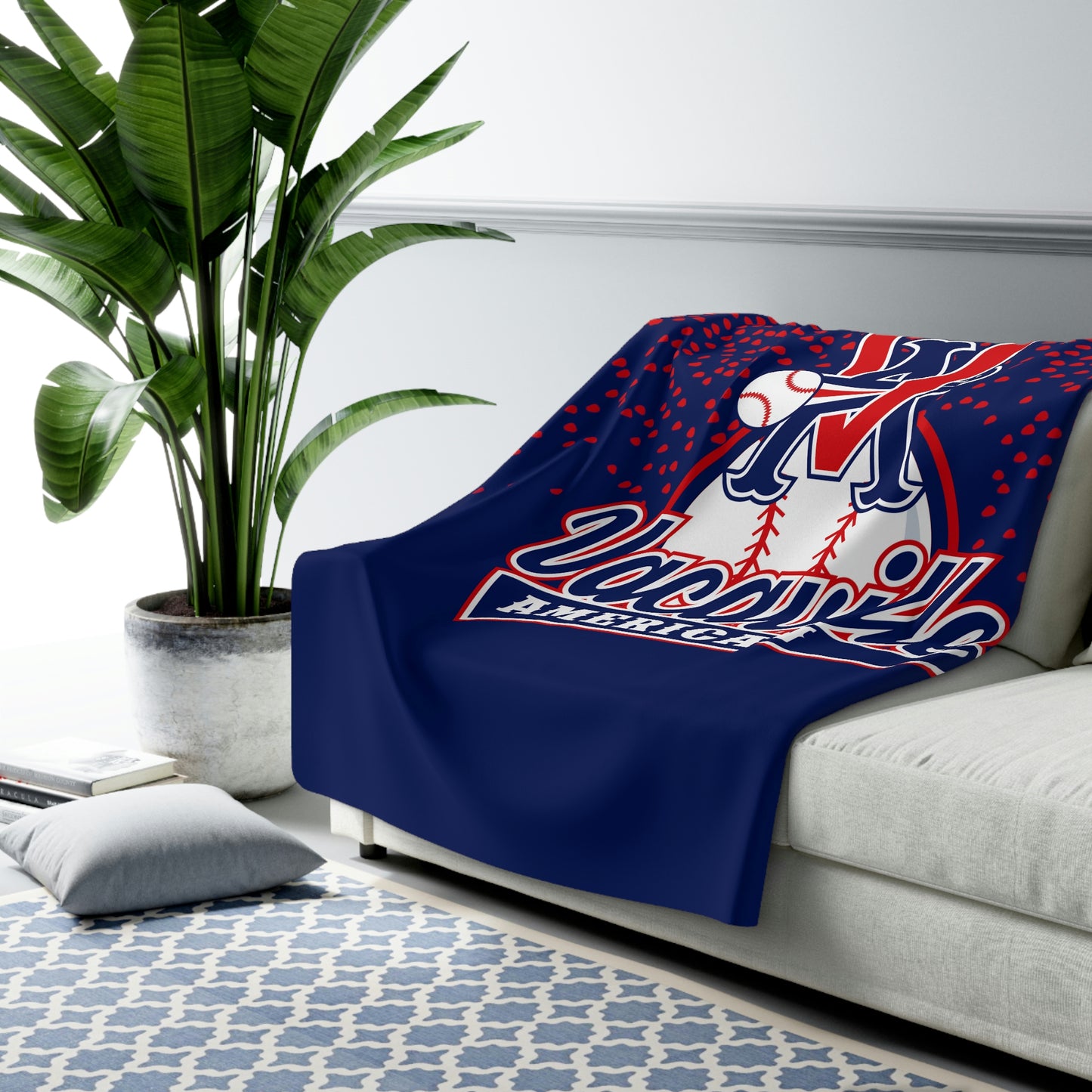 Sherpa Fleece Blanket - Vacaville American Little League